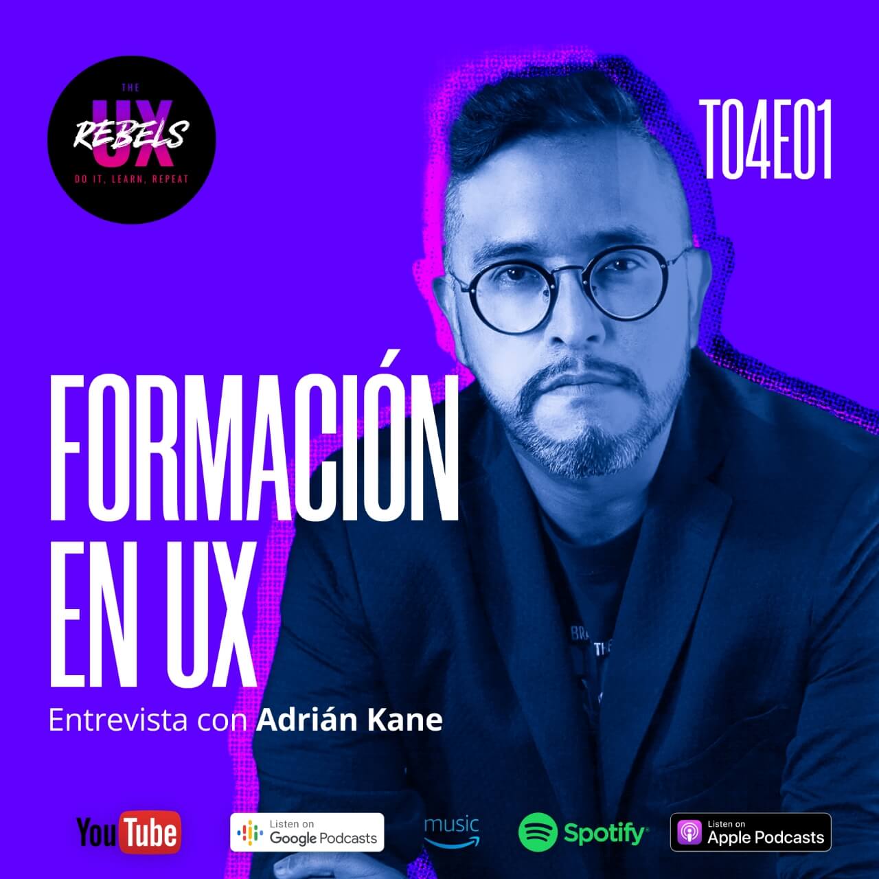 Escucha el episodio con Adrián Kane sobre Formación en UX
