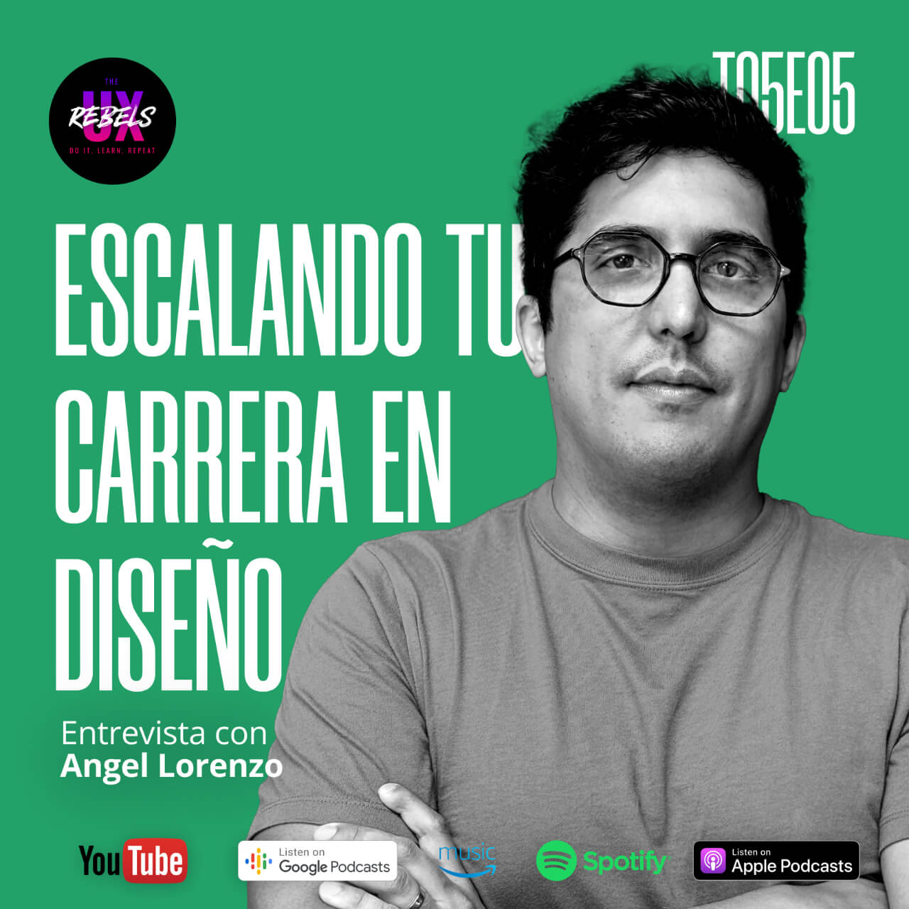 Escucha el episodio con Ángel Lorenzo sobre Design Ops y escalar la carrera en diseño