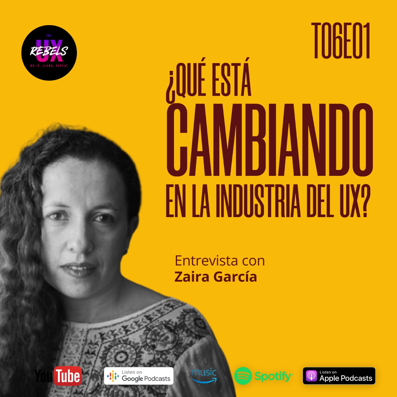 Escucha el episodio con Zaira García sobre la industria UX y bootcamps